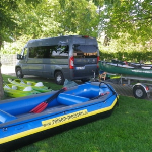 Rad- und Bootstransporte